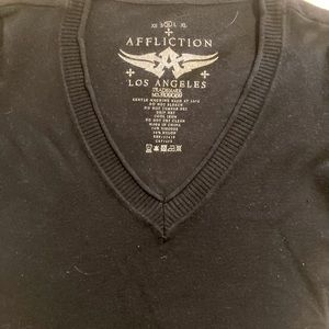 Affliction sweater top